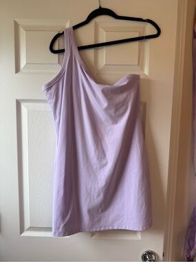 all in motion Lilac One-Shoulder Dress